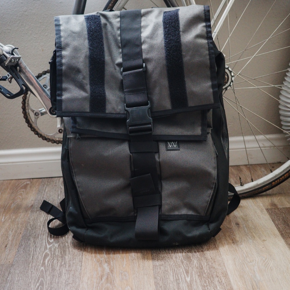 Mission Workshop Vandal 29L-65L Expandable Cargo Back Pack Gray & Black